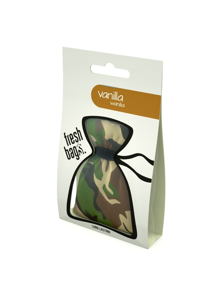 Vanilla - FRESH BAGS Man auto kvapas Vanilla - FRESH BAGS Man auto kvapas