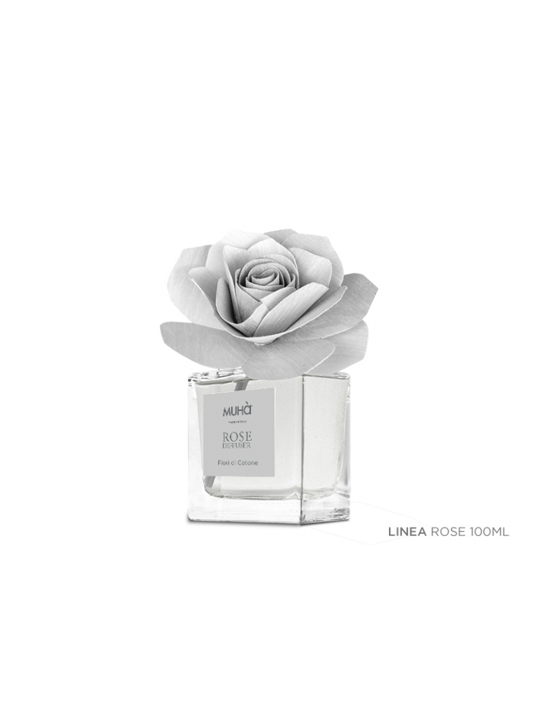 Namų kvapas MUHA Rose Fiori di Cotone L28 100ml Namų kvapas MUHA Rose Fiori di Cotone L28 100ml