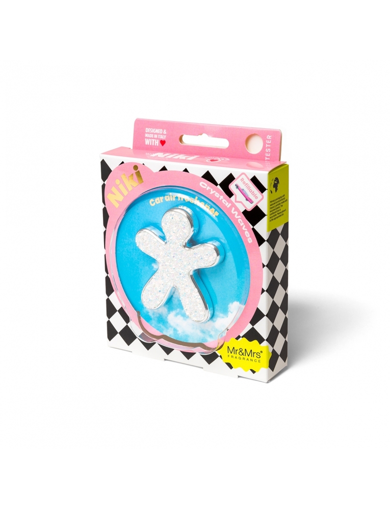 Mr&Mrs NIKI CRYSTAL Waves, Glitter Silver Mr&Mrs NIKI CRYSTAL Waves, Glitter Silver
