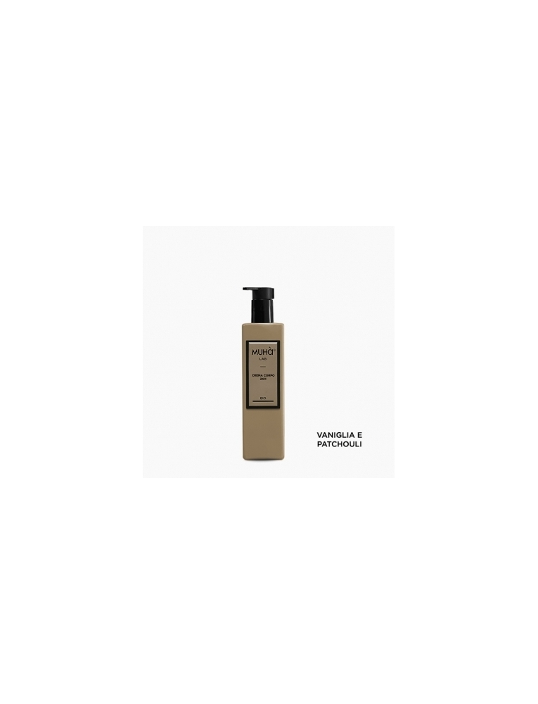 Kūno kremas MUHA VANIGLIA E PATCHOULI 230ml Kūno kremas MUHA VANIGLIA E PATCHOULI 230ml